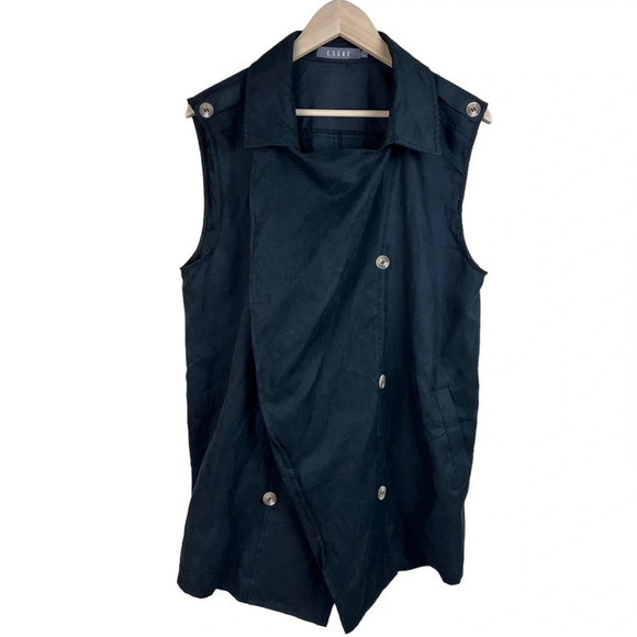 E. SSUE • Black Vest - Picture 2 of 12